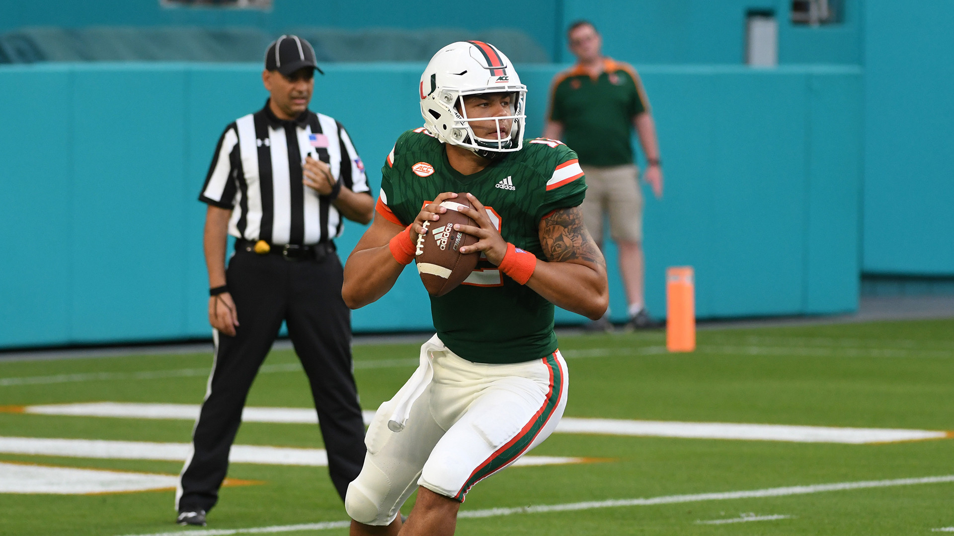 Canes Scrimmage Under the Lights at Hard Rock