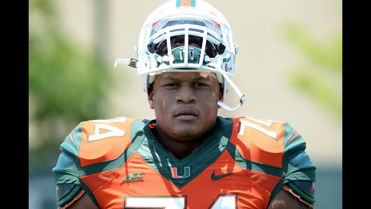 Ereck Flowers - #CanesCamp Day 4 (Aug. 8)