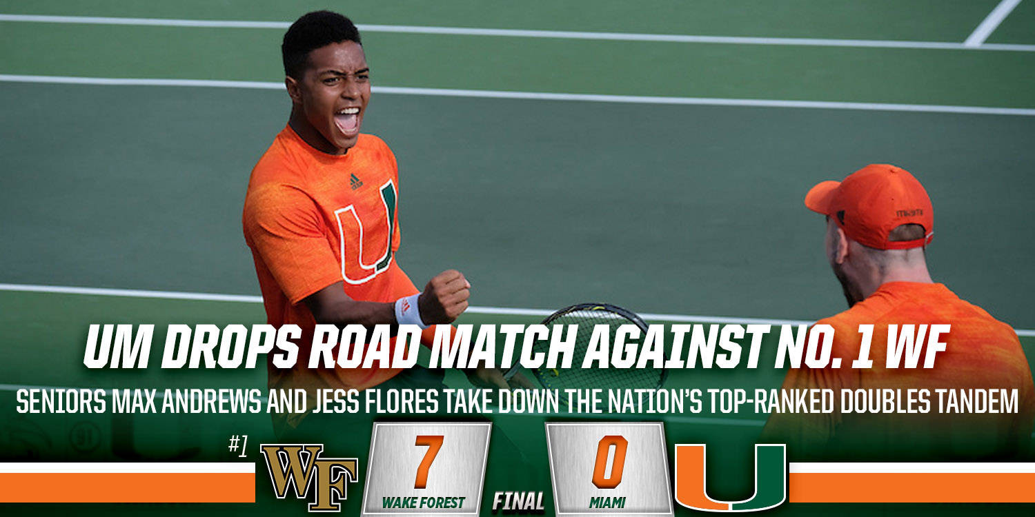 Miami Drops Road Match Against No. 1 Wake Forest