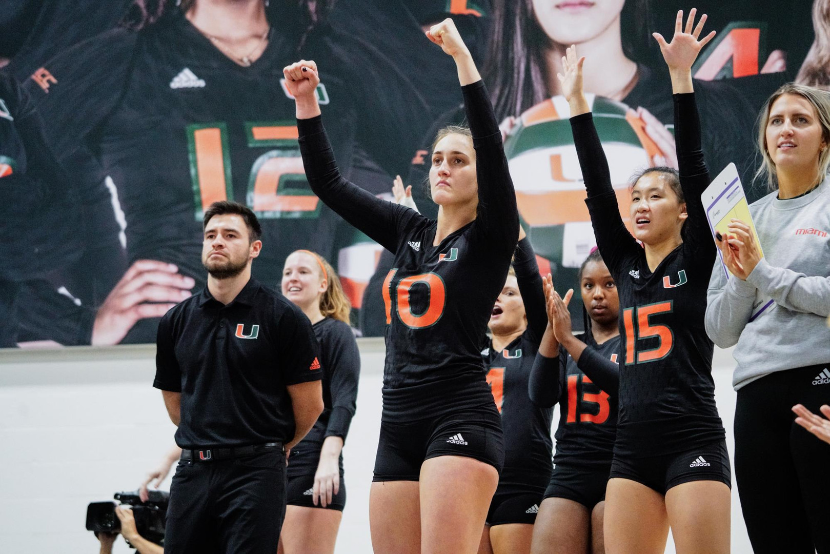 Canes VB Tops Second-Place Notre Dame