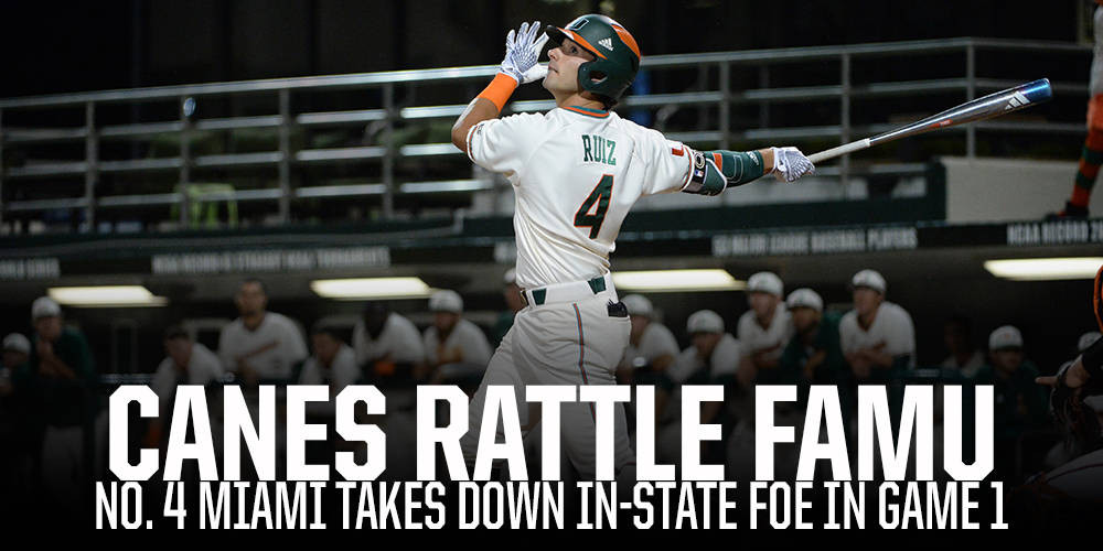 No. 4 Miami Tops Florida A&M 13-3 in Opener
