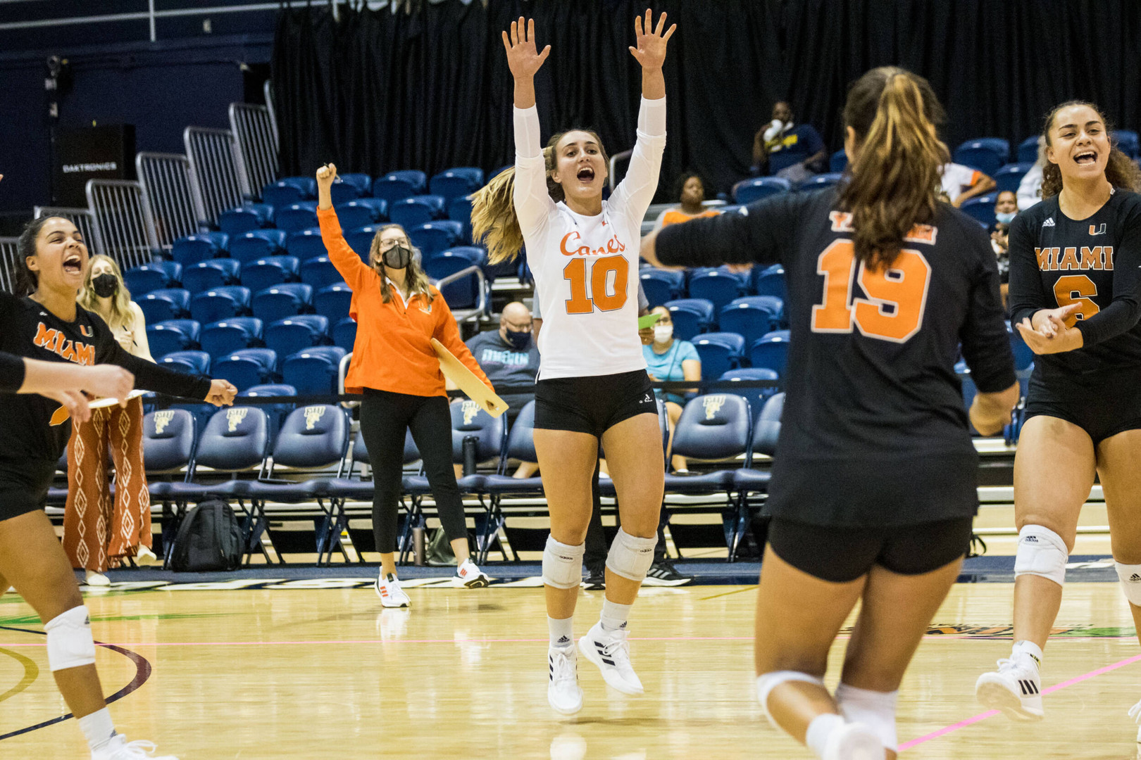 Canes Best Panthers in Three Sets