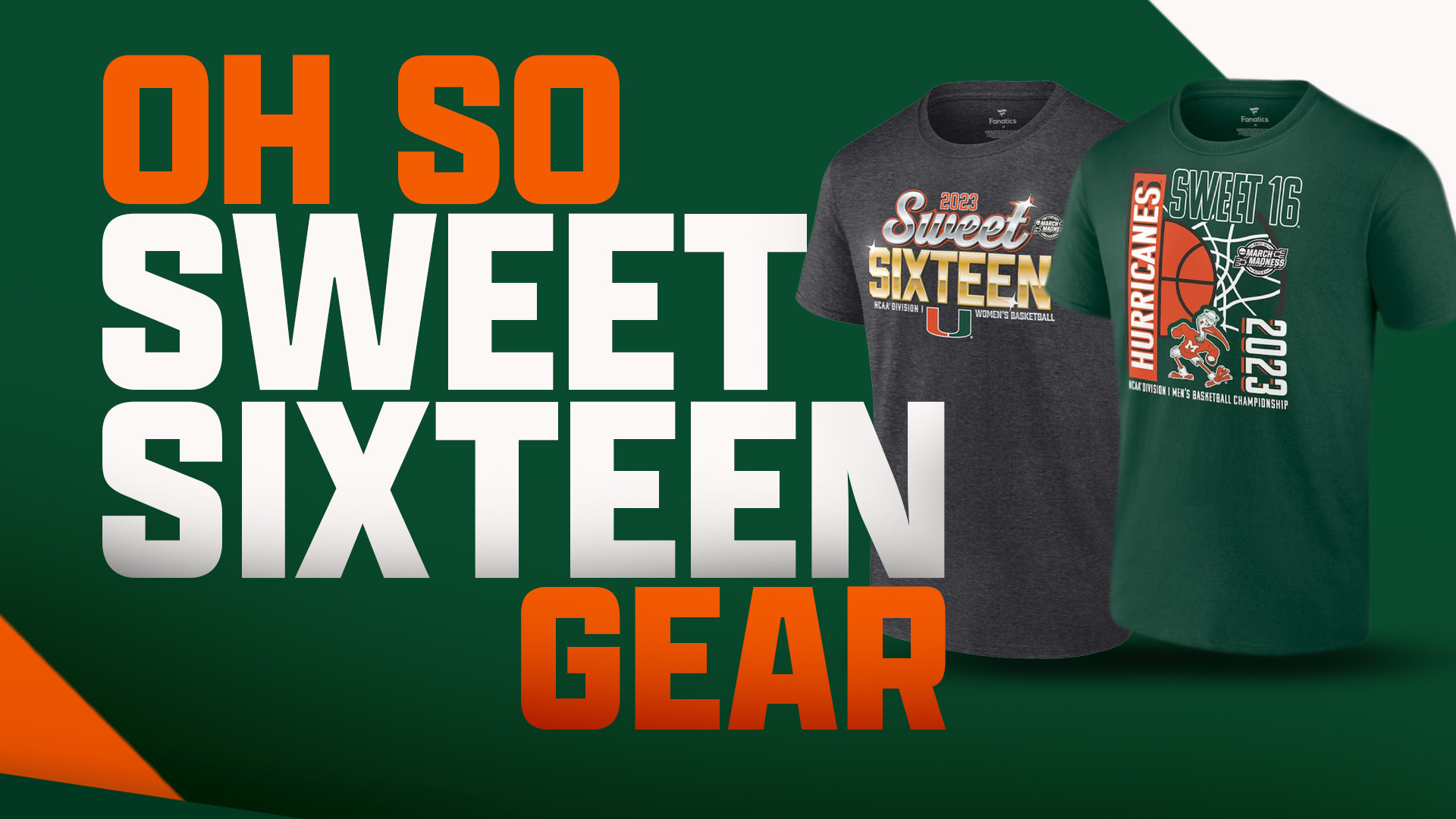 Shop the MBB & WBB Sweet Sixteen Gear!
