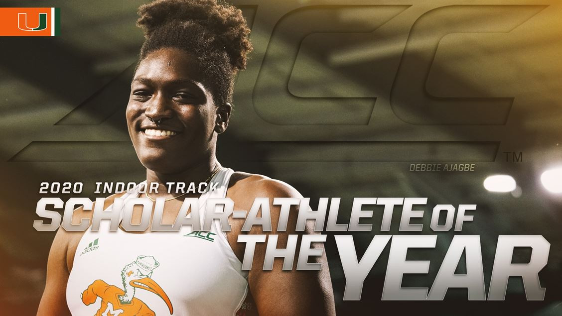 Ajagbe Named ACC Indoor Track Scholar-Athlete of the Year