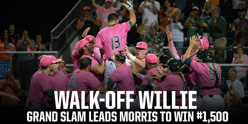 Walk-Off Willie! Canes Top #4 Louisville on Slam