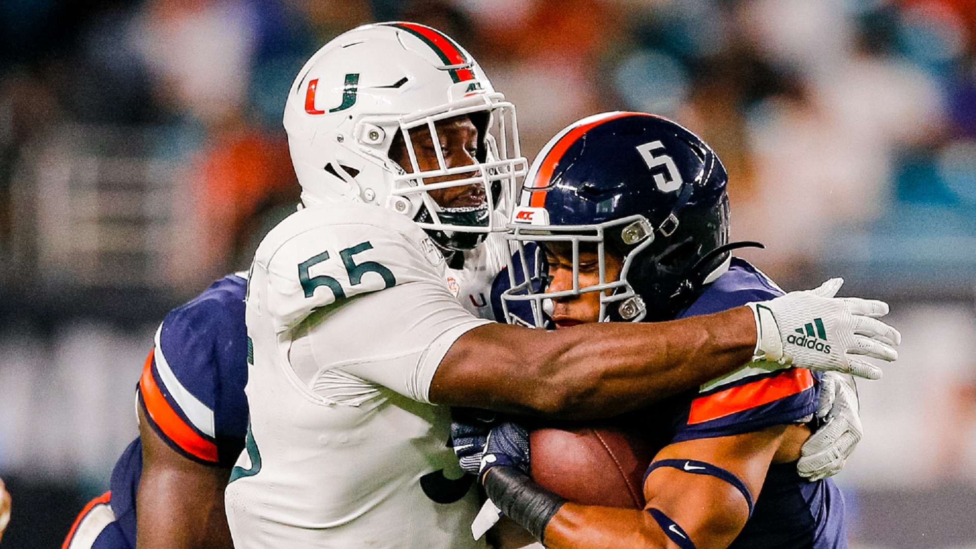 Defense Shuts Down No. 20 UVA in 17-9 Victory