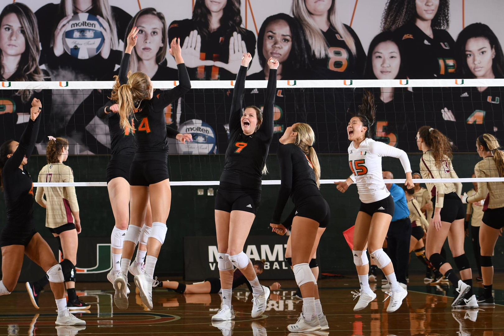 VB Snaps FSU's Six-Match Win Streak in 3-2 Win