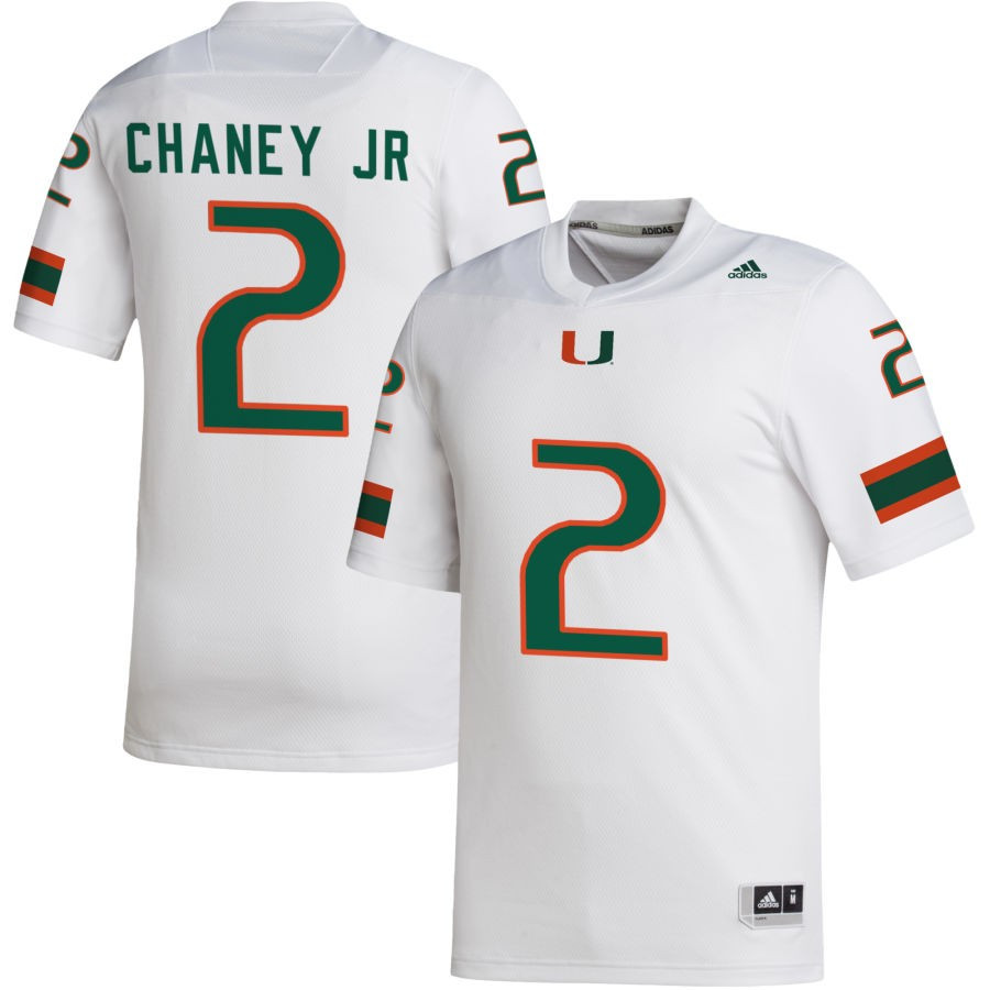 adidas White Miami Hurricanes NIL Replica Football Jersey