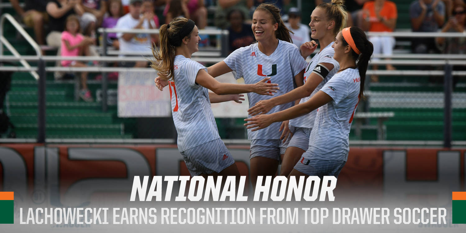 Lachowecki Receives Top Drawer Soccer Distinction