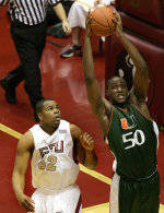 Hurricanes Take Down Seminoles, 65-49