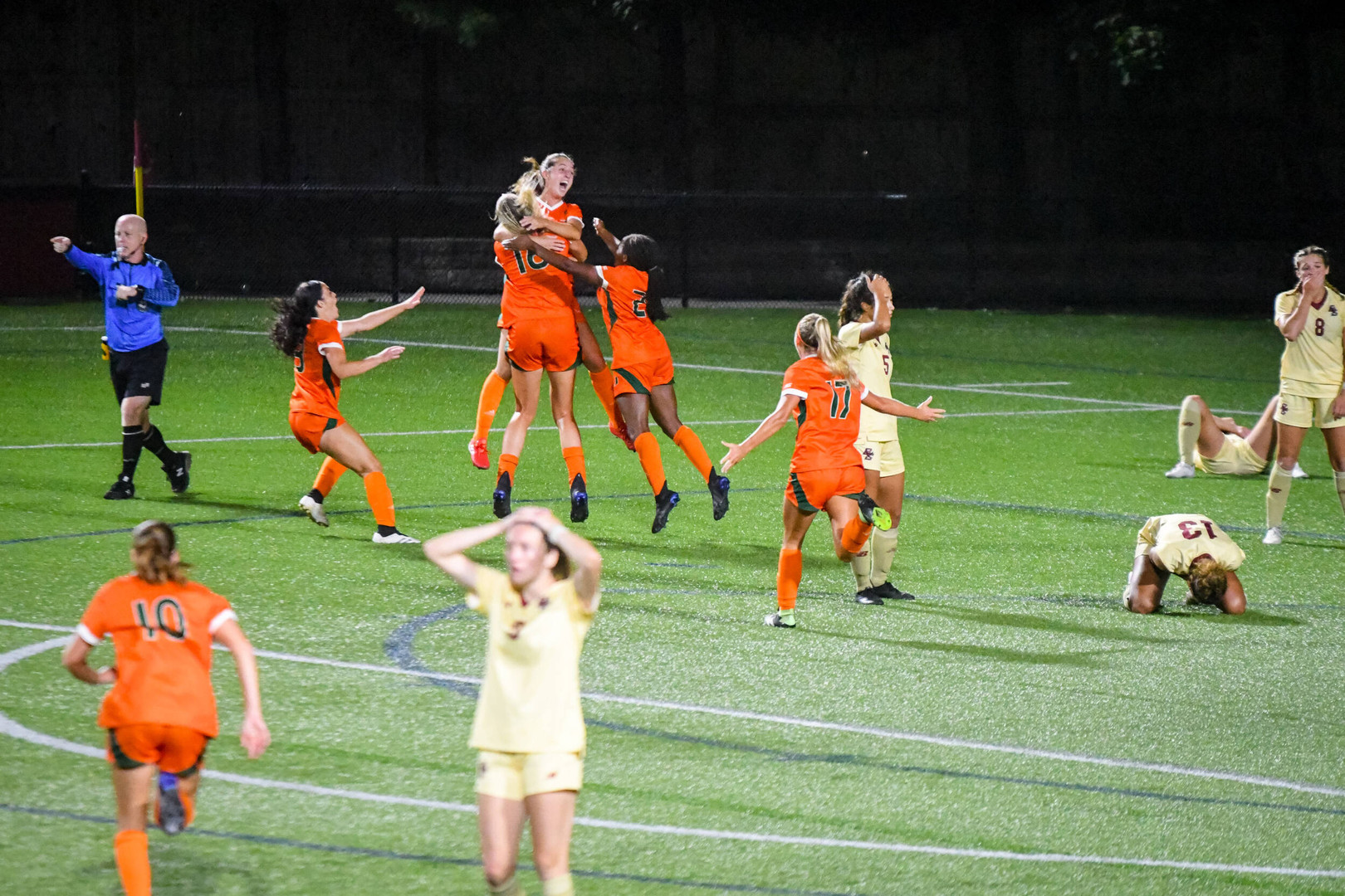 Hurricanes Edge Eagles in Final Second