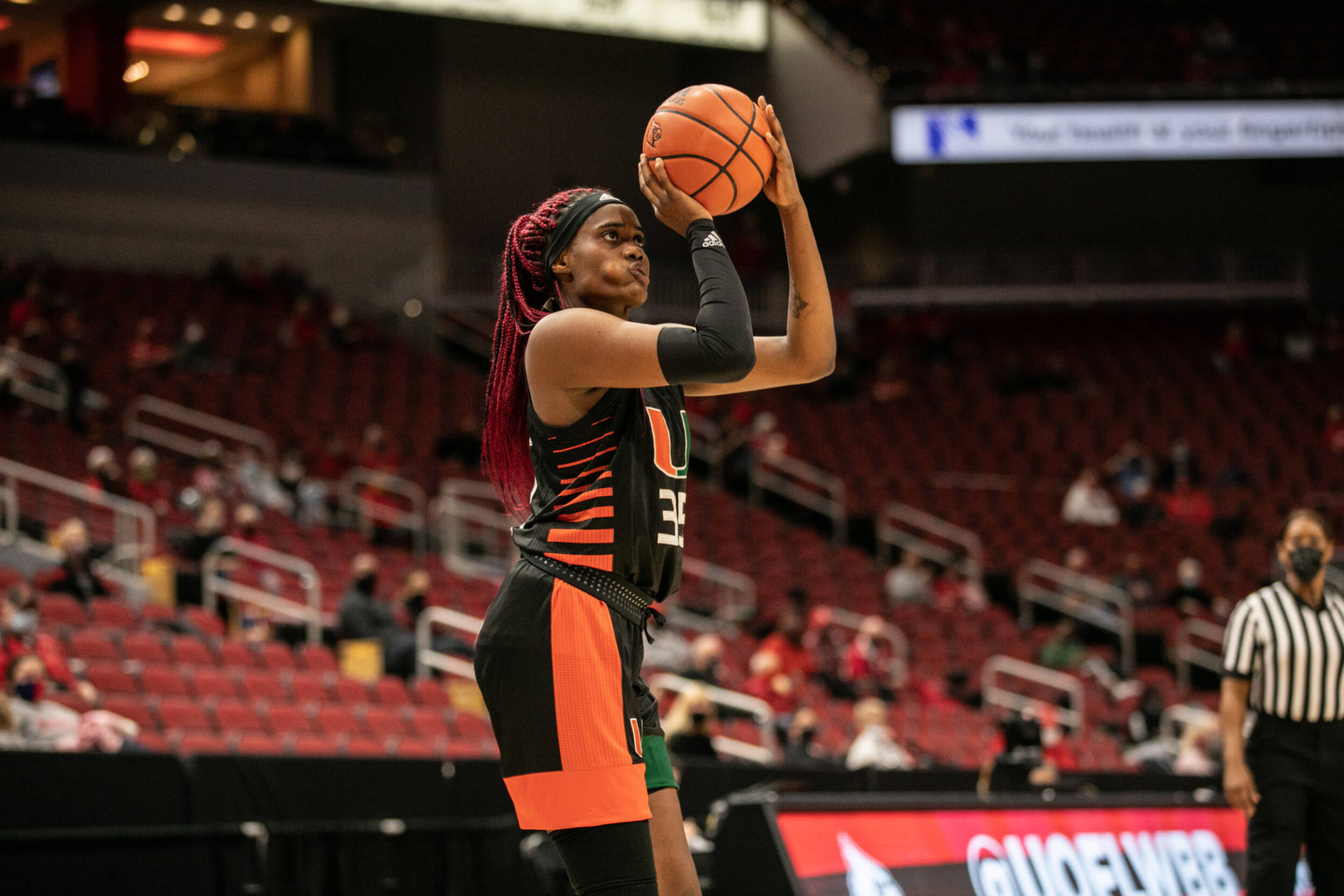 Miami Falls Just Short at No. 1 Louisville