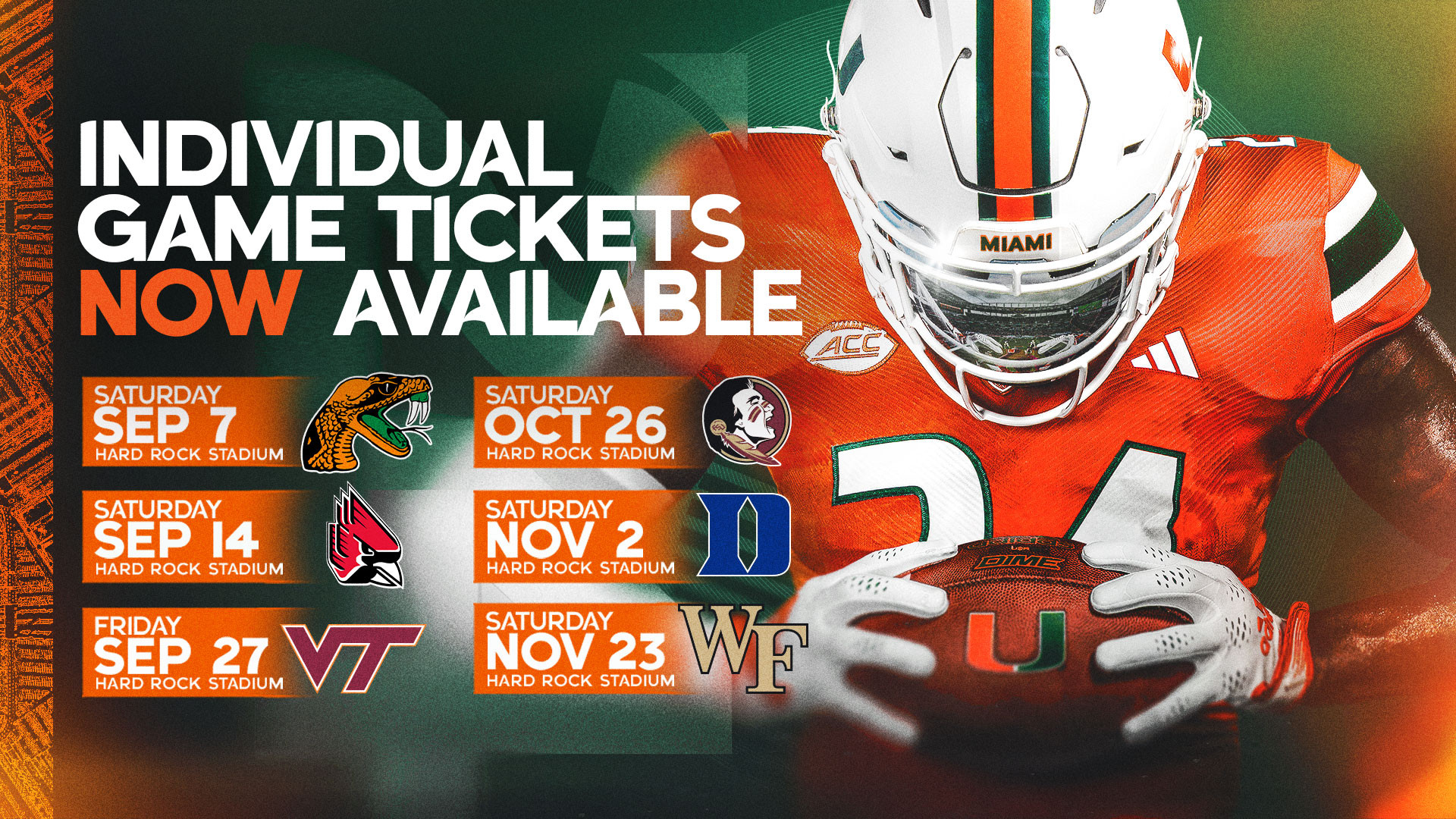 Individual Game Tickets Now Available!