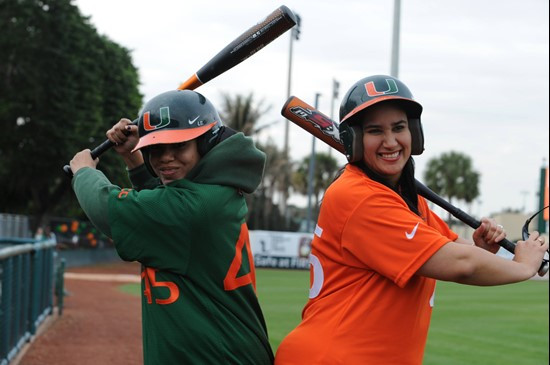 The University of Miami Baseball Team hosted FanFest/Alumni Day at Alex Rodriguez Park on February 12, 2011.  Photos by Steven Murphy/SPN