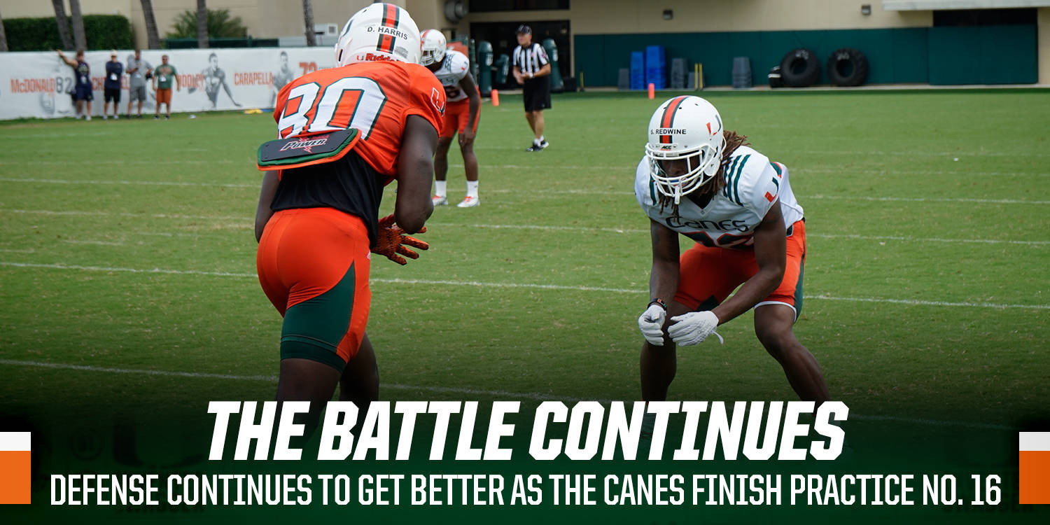 #CanesCamp Continues Thursday on Greentree