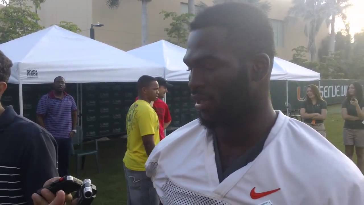 Jontavious Carter #CanesCamp - Aug. 7 2013