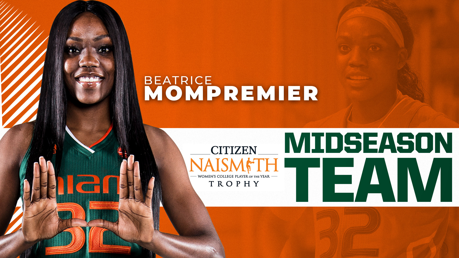 Mompremier Named to Naismith Trophy Midseason Team