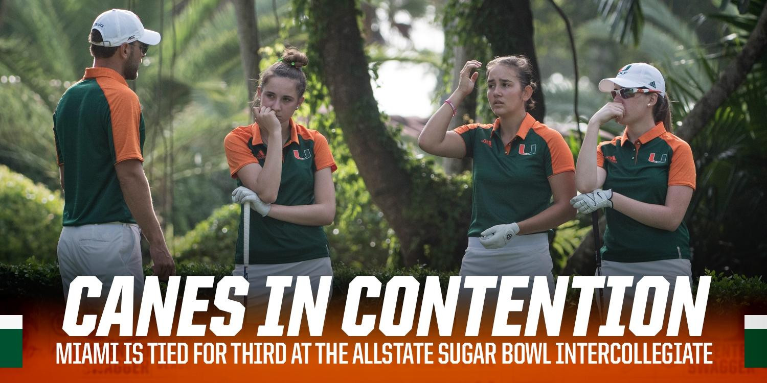 @HurricanesGolf Remains in Contention at Allstate Sugar Bowl Intercollegiate