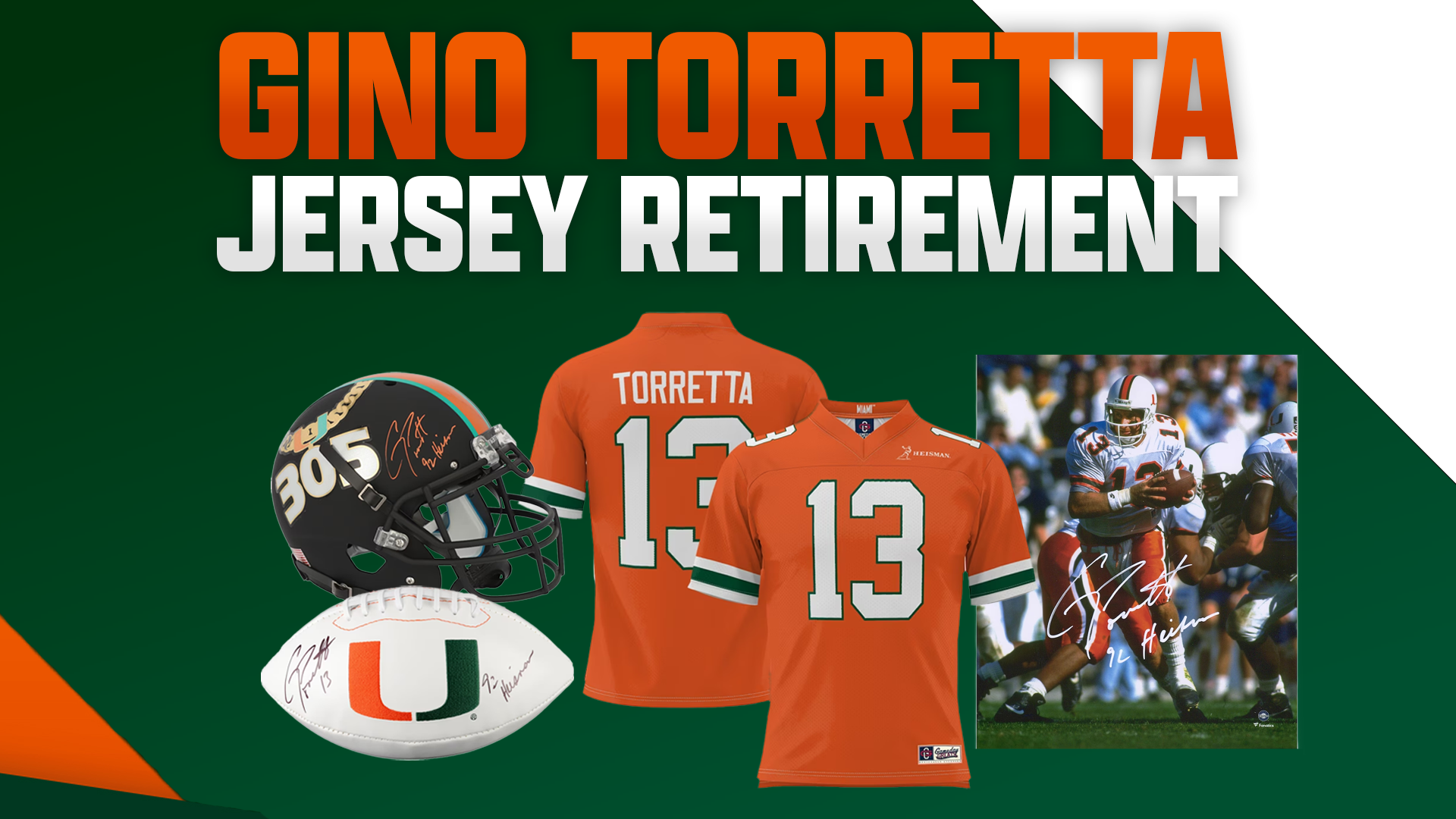 Gino Torretta's Jersey Retirement
