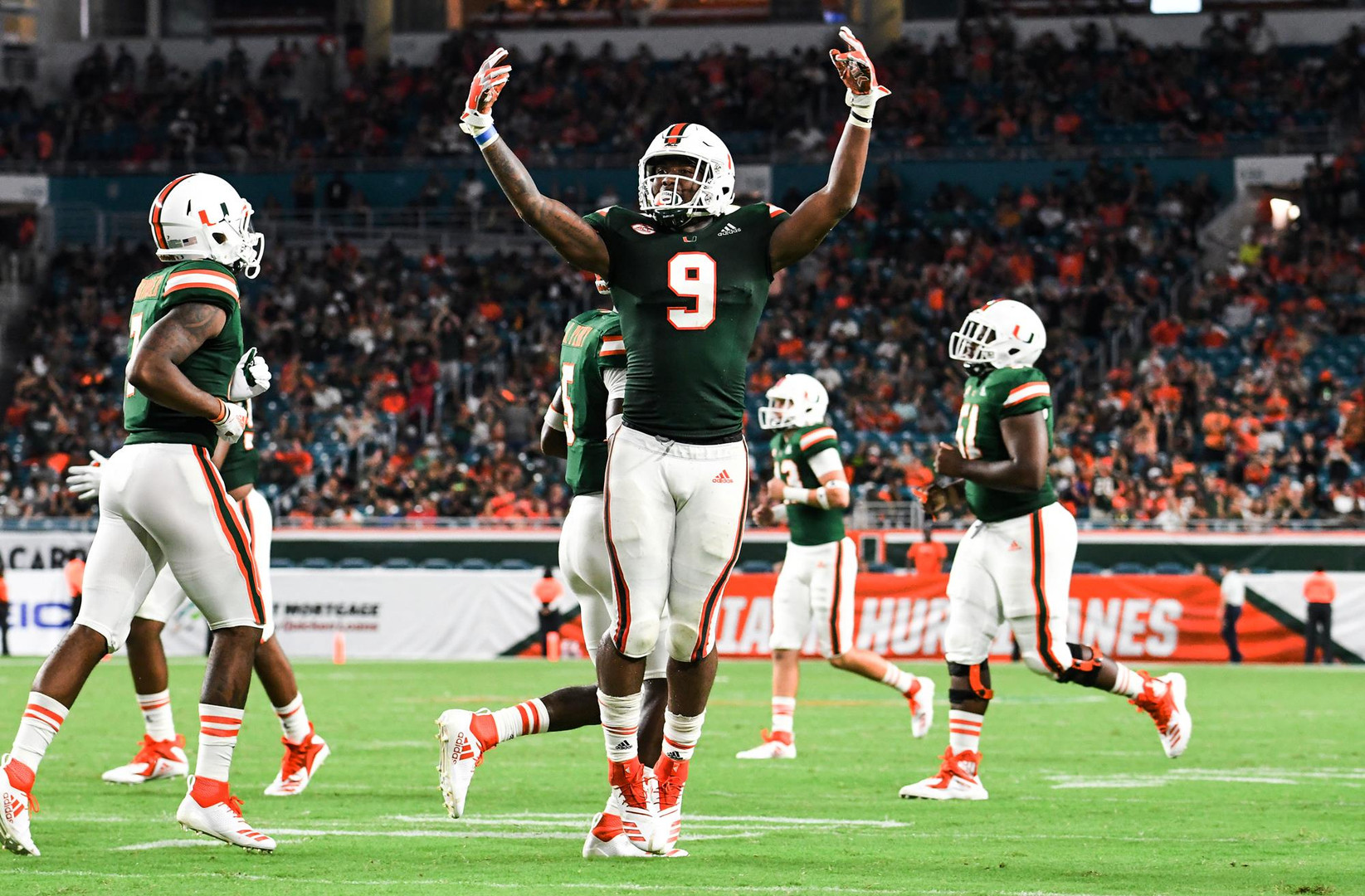 No. 22 Miami Storms Past Savannah State, 77-0
