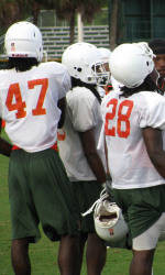Hurricanes Practice Under the Lights Early Thursday Morning