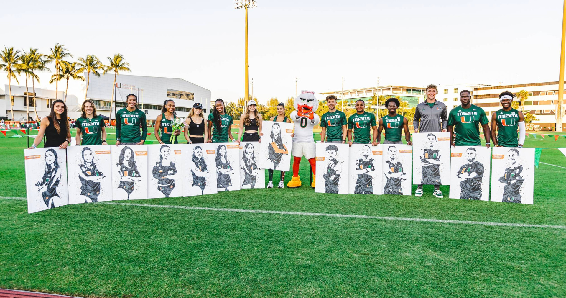 Canes Shine on Senior Day