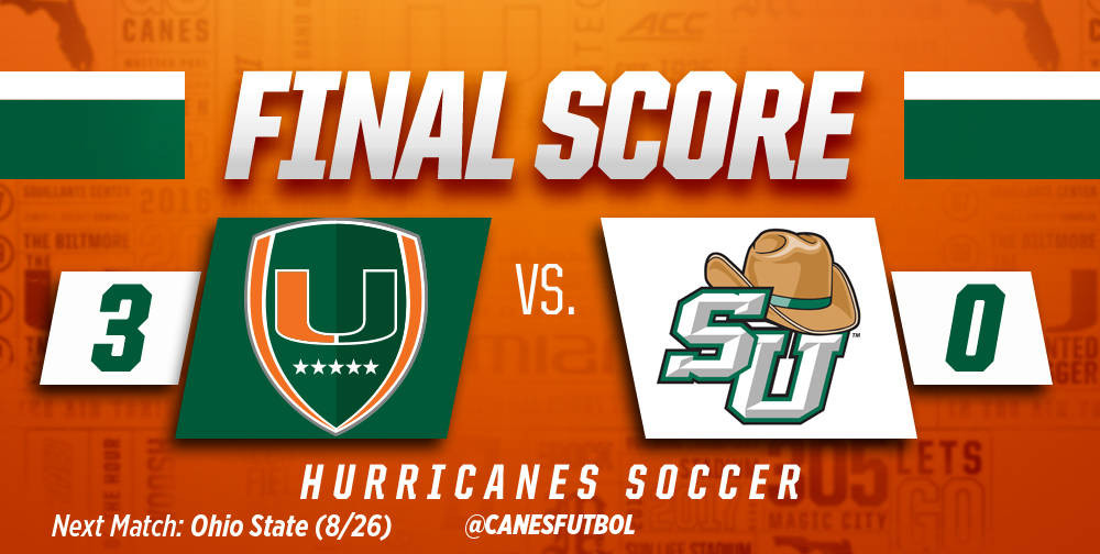 @CanesFutbol Picks up 3-0 Road Win at Stetson