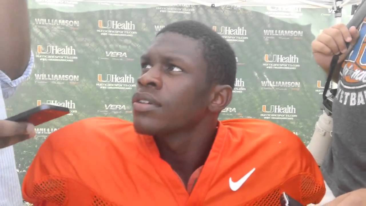 Herb Waters #CanesCamp - Aug. 14 2013