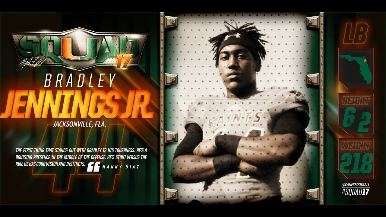 Early Enrollees | Canes Football | D.J. Williams on Bradley Jennings