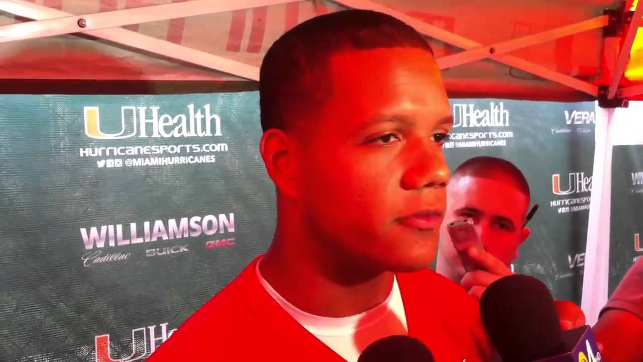 Stephen Morris #CanesCamp - Aug 3, 2013