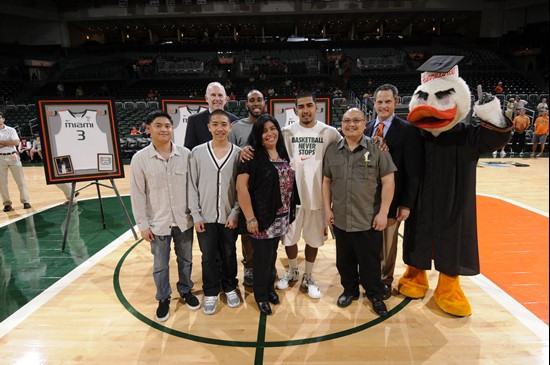2012 Miami Hurricanes Men's Basketball vs Boston College