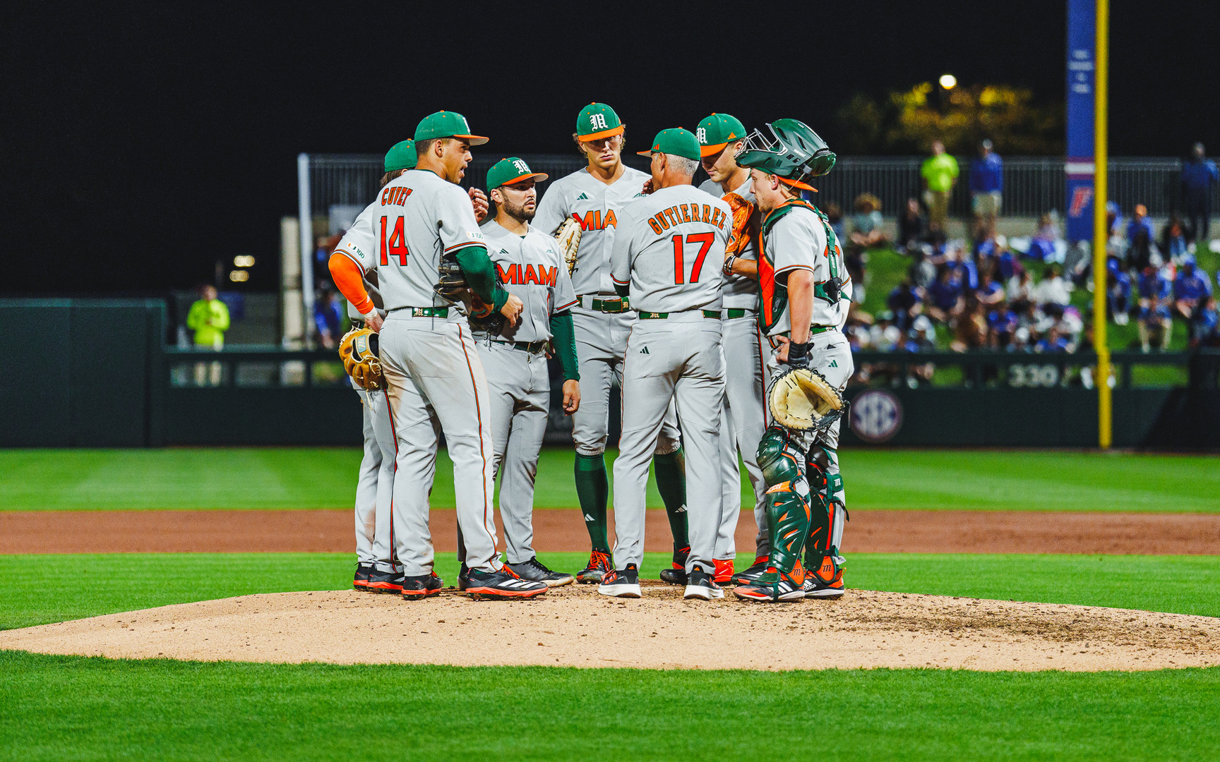 Miami Drops Game One to No. 8 Florida in Gainesville
