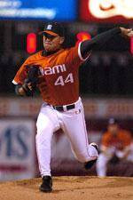 Miami Roughs Up Long Beach State's Weaver, 8-5
