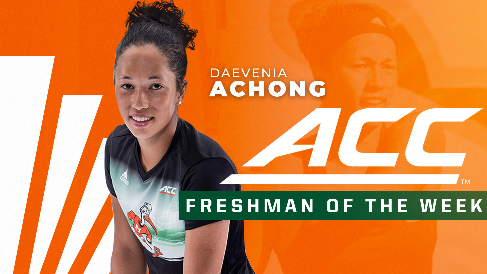 Achong Repeats as ACC Freshman of the Week
