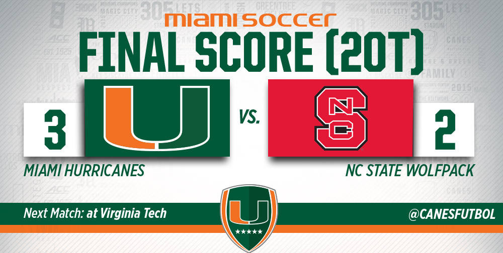 Lachowecki Hat Trick Gives Miami 3-2 2OT Win