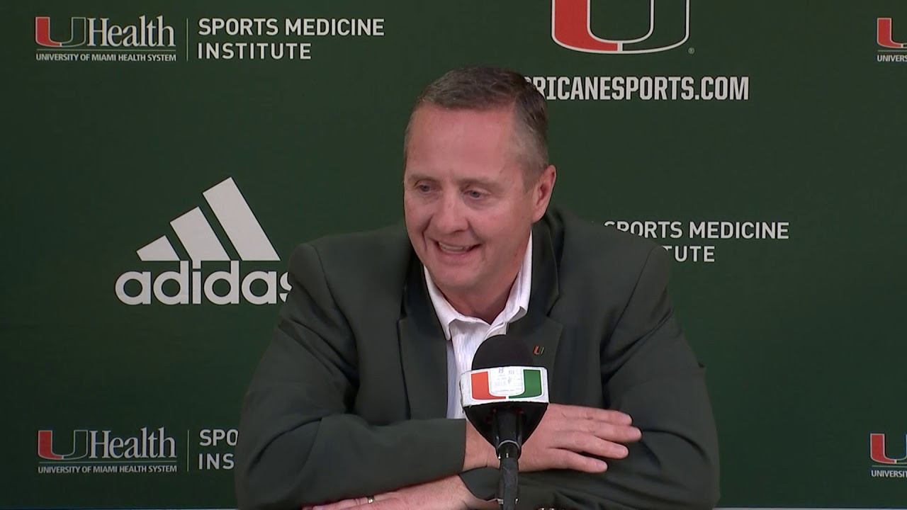 Blake James | Press Conference Addressing Miami Football | 12.30.18
