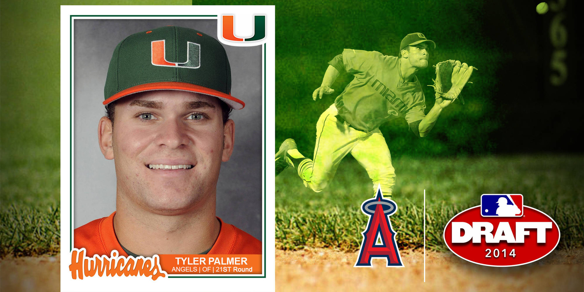 Palmer Selected in 21st Round by Angels