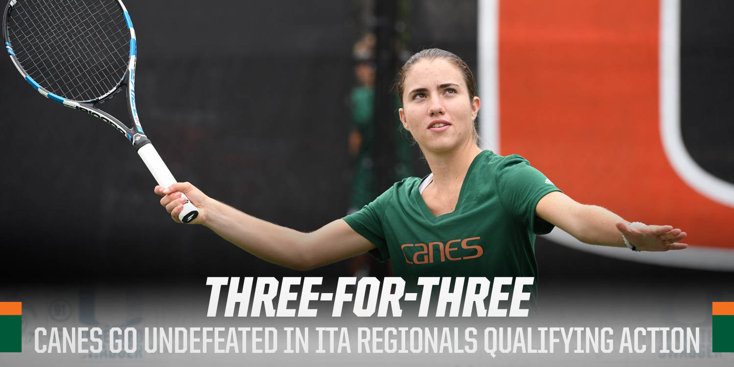 @CanesWTennis Starts Strong at ITA SE Regionals