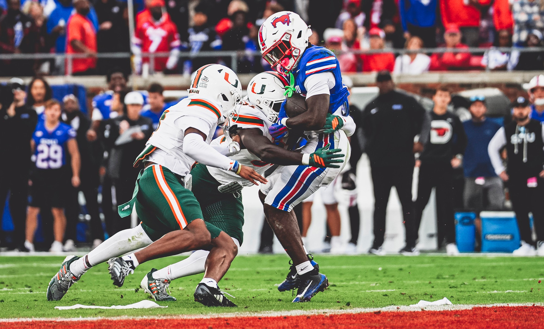 Canes Fall to Mustangs in Overtime