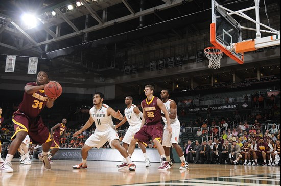 2012 Miami Hurricanes Men's Basketball vs Minnesota