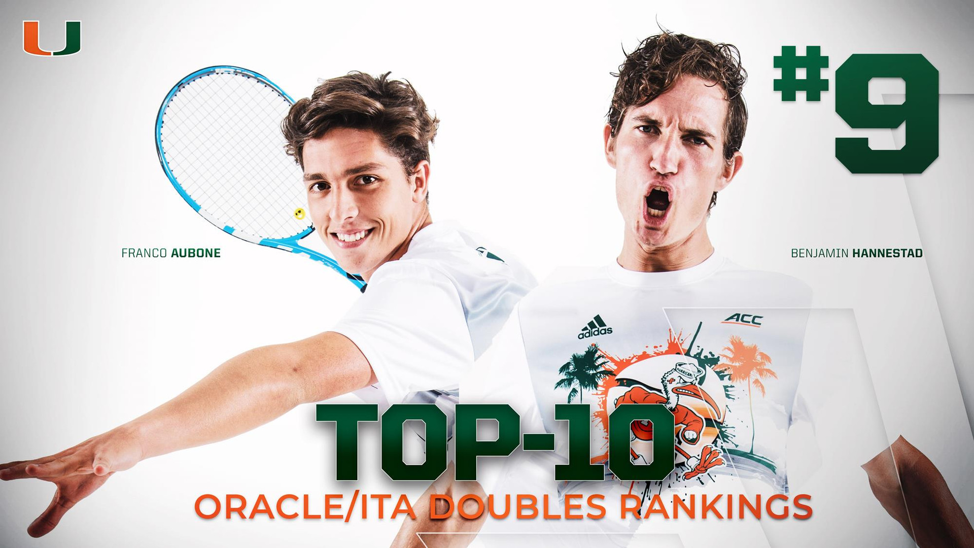 Aubone and Hannestad Cap the Fall Ranked Ninth
