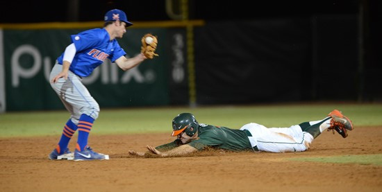 Miami vs. Florida (Feb. 22, 2014) - Game Two. Photo by JC Ridley.