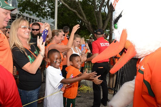 The Florida Atlantic Owls at The University of Miami Hurricanes