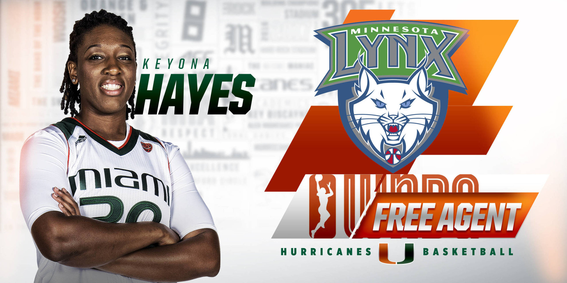 Hayes Signs with Minnesota Lynx