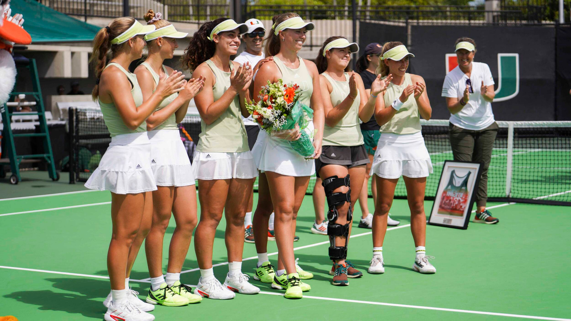 W. Tennis Shuts out Boston College, 7-0, on Senior Day