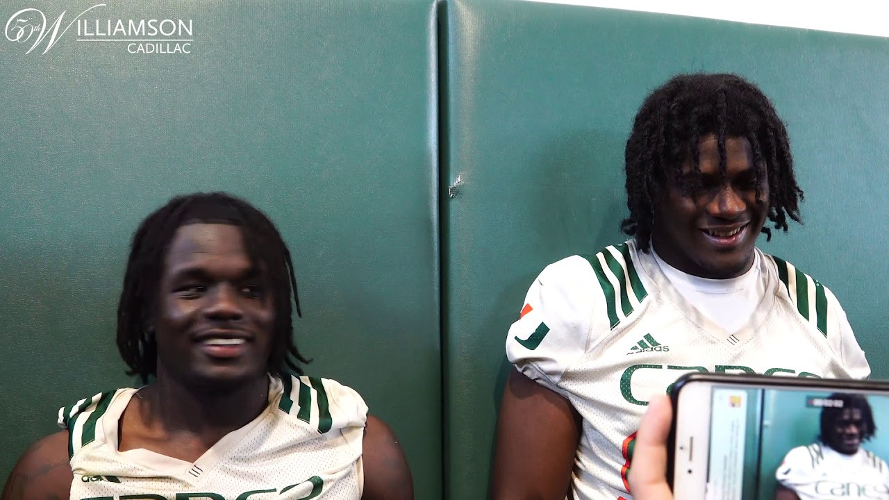 Trajan Bandy & Jonathan Garvin | Post Practice Presser | 3.20.19