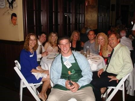 South Florida Hurricane Club Regional Chapter Celebrity Waiter Dinner, May 19, 2008