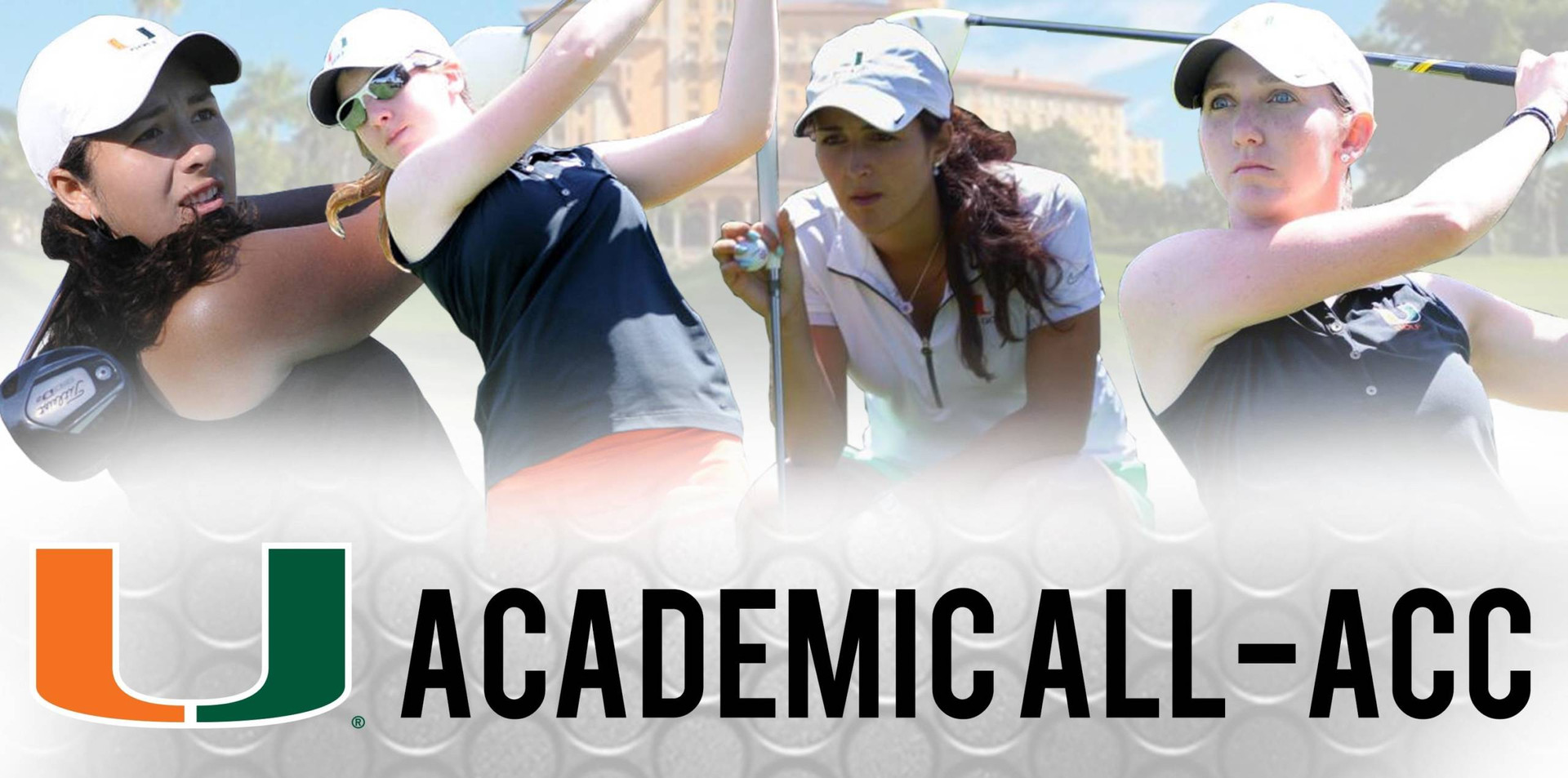 Four Miami Golfers Named Academic All-ACC