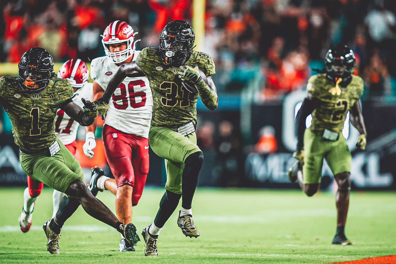 Miami’s Defense Dominates in 42-7 Win over Stanford
