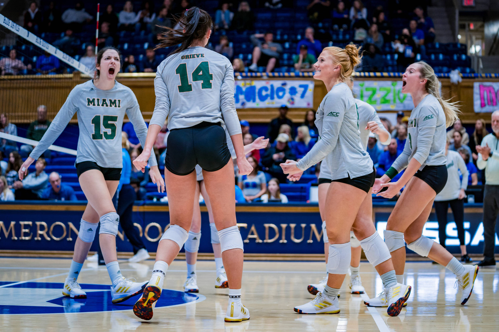 Miami Downs Duke in Five Sets
